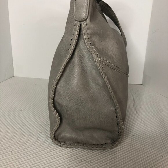 ANTIK Kraft Grey Stitched Hobo Purse - Picture 3 of 16